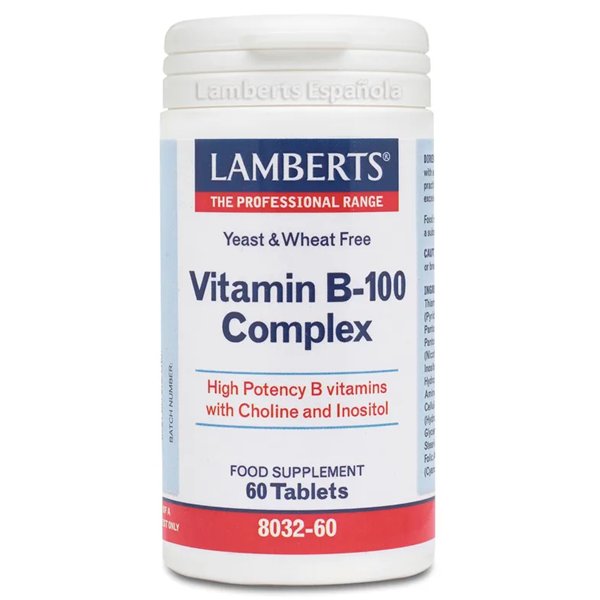 Lamberts Vitamina B-100 Complex 60 Tabs