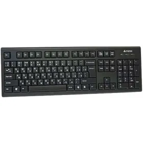 Klaviatūra A4 Tech KR-85 Juoda Anglų EEUU QWERTY