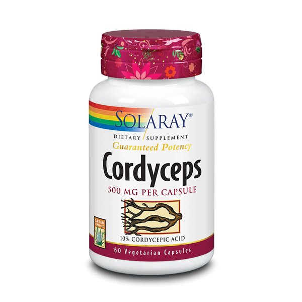 Solaray Cordyceps Extracto 500 Mg 60 Caps