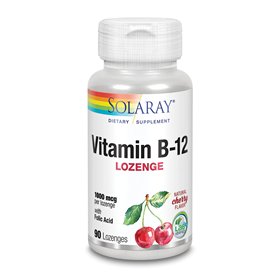 Solaray Vitamina B12 Acido Folico 1000 Mcg 90 Comp
