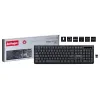 Klaviatūra Activejet K-3911W Juoda QWERTY