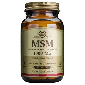 Solgar MSM 1000mg 60 Tablets