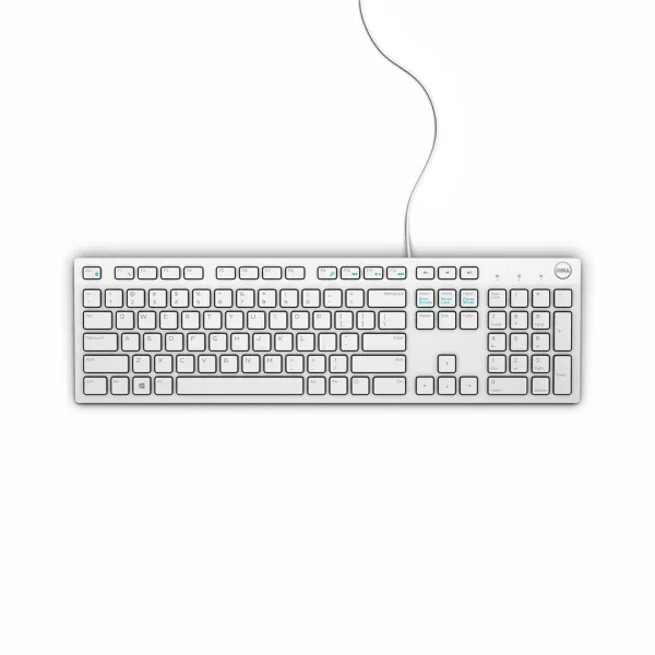 Klaviatūra Dell KB216 Balta QWERTY