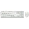 Клавиатура и беспроводная мышь Dell KM5221W-WH Белый Qwerty US