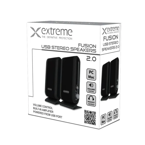 Динамики для ПК Extreme XP102 Чёрный 2 W 4 W
