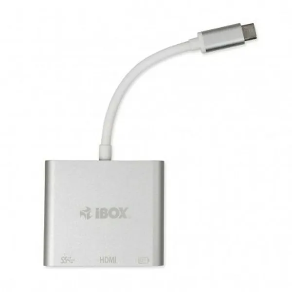 USB-разветвитель Ibox IUH3CFT1 Белый Серебристый