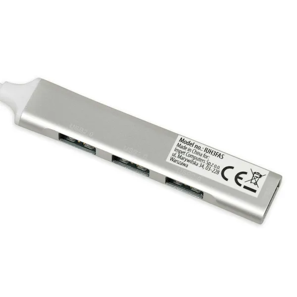 USB-разветвитель Ibox IUH3FAS USB x 4 Белый