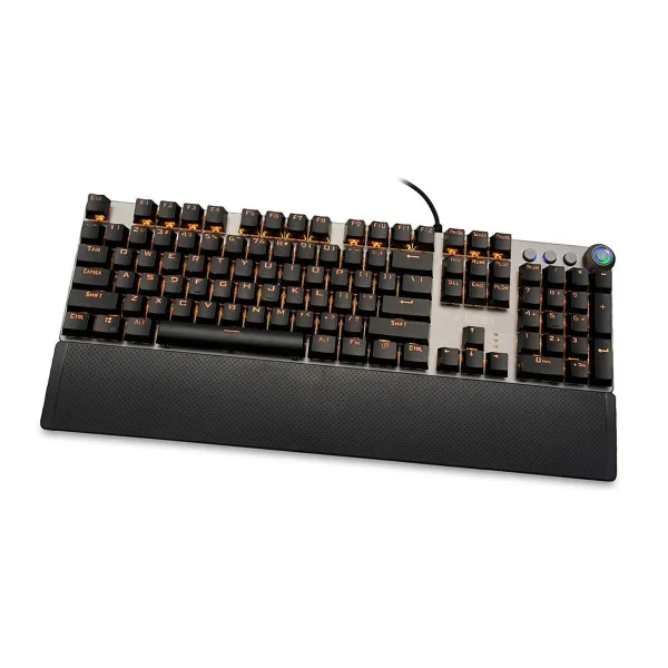 Klaviatūra Ibox AURORA K-4 Juoda Juoda/Sidabras QWERTY