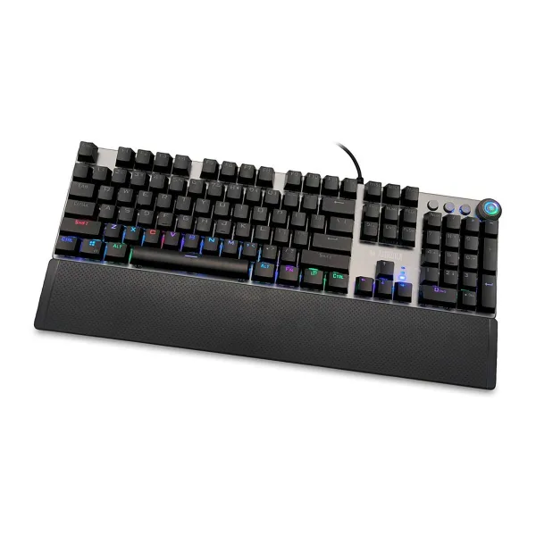 Klaviatūra Ibox AURORA K-4 Juoda Juoda/Sidabras QWERTY
