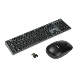 Klaviatūra ir pelė Ibox DESKTOP KIT PRO Juoda Anglų QWERTY