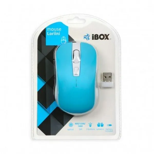 Bezvadu Pele Ibox LORIINI Zils Zils/Balts