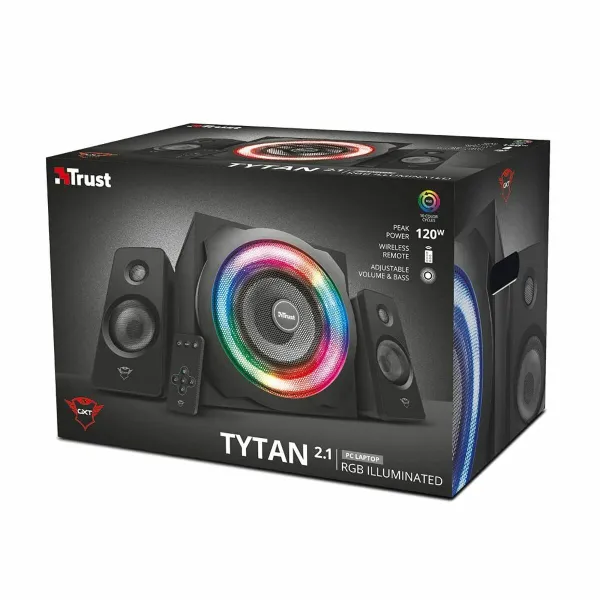 Динамики для ПК Trust GXT 629 Tytan 120 W Чёрный 30 W 60 W 10 W