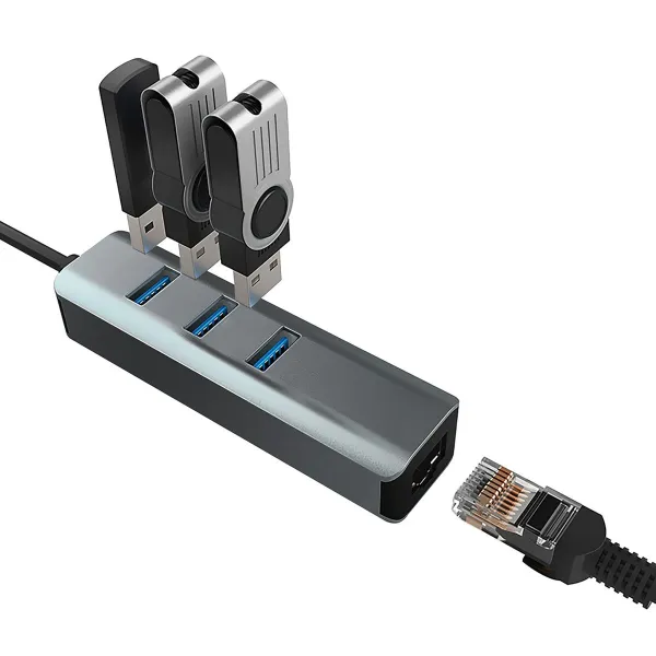 USB-разветвитель Vakoss TC-4502X Серый