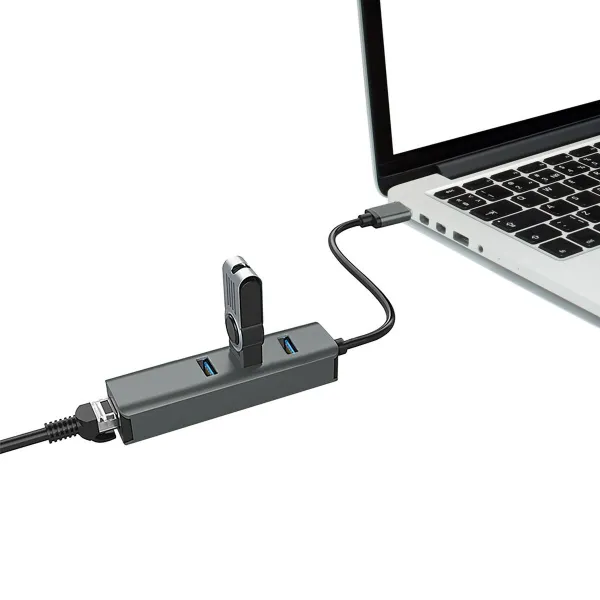 USB-разветвитель Vakoss TC-4502X Серый