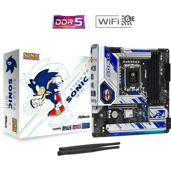 Pagrindinė plokštė ASRock B760M PG SONIC WIFI Intel B760 LGA 1700