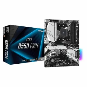 Pagrindinė plokštė ASRock B550 Pro4 AMD B550 AMD AM4