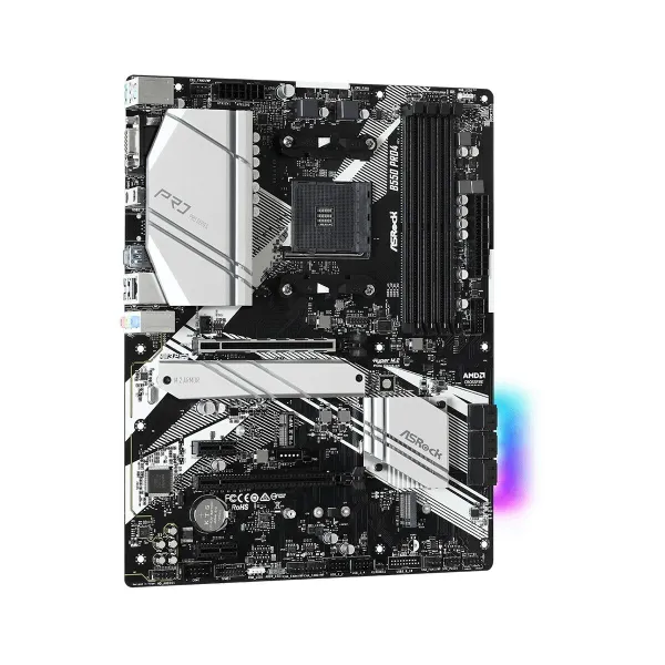 Pagrindinė plokštė ASRock B550 Pro4 AMD B550 AMD AM4