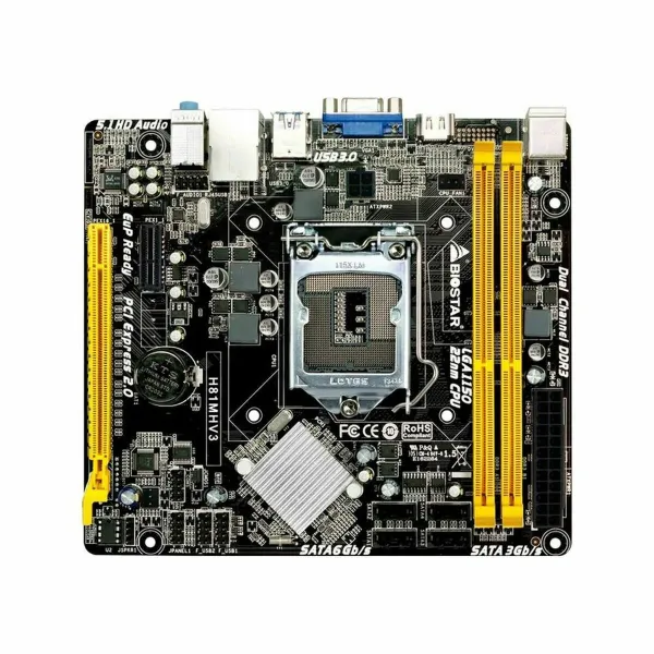 Pagrindinė plokštė Biostar H81MHV3 3.0 H81 Intel H81 LGA 1150