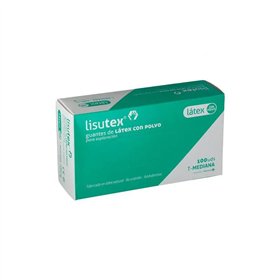 Lisutex Guantes Látex 100 Uds T Media