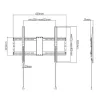 Wall Bracket GEMBIRD WM-80F-01 37" 80"