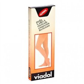 Media Viadol Larga De Compresión Normal Beige T5 Prim