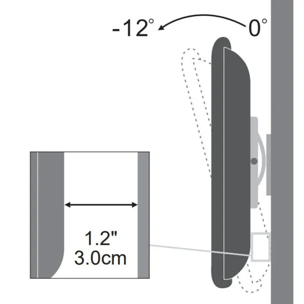 TV Statīvs Techly ICA-LCD-900 13" 30" 15 kg