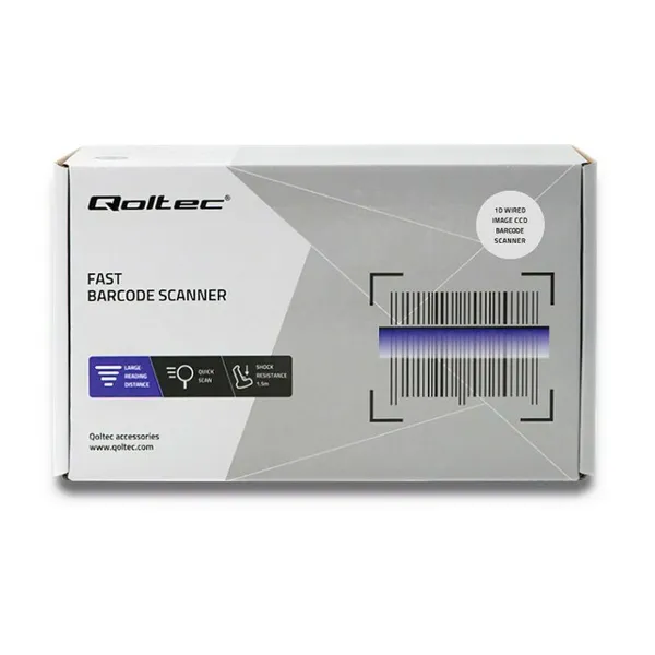 Viivakoodinlukija Qoltec 50866
