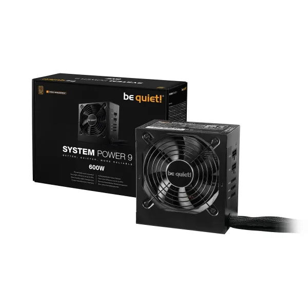Toiteplokk Be Quiet! System Power 9 600 W 80 Plus Bronze TÜV CE Poolmodulaarne ATX