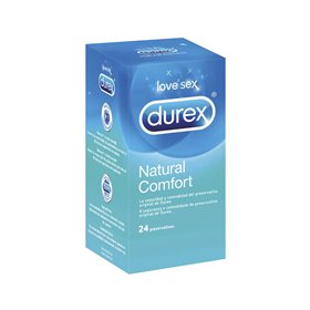 Durex Natural Plus Rubber Latex 24 Condoms 