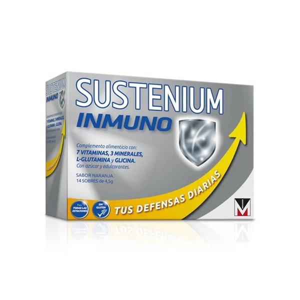 Sustenium Immuno Food Supplement Orange Flavor 14 Sachets