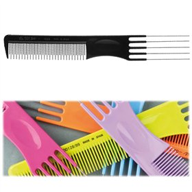 Eurostil Puas Hierro Peine Ahuecador Color 19 5cm 1un