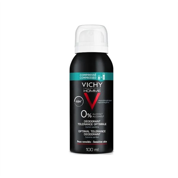 Vichy Homme Tolérance Optimale Format Compressé 100ml