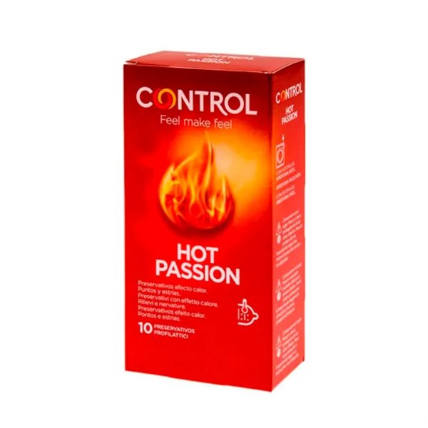 Control Hot Passion Condoms Warming Effect 10U