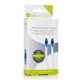 Beconfident Sonic Whitening Brush Heads White 2 Units