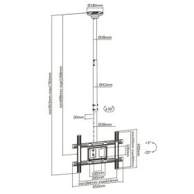 Подставка для ТВ MacLean MC-803 23" 100" 50 kg