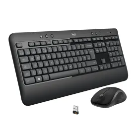 Klaviatūra ir pelė Logitech 920-008685 Juoda Qwerty US