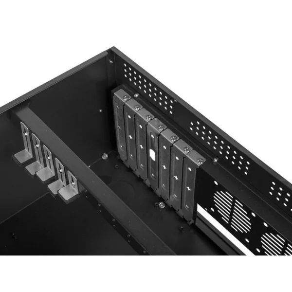 ATX Korpus Lanberg SC01-4504-08B Must 4U Riiul