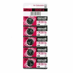 Литиевые таблеточные батарейки Maxell CR2016 90 mAh 3 V