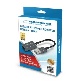 Адаптер USB—Ethernet Esperanza ENA101 18 cm