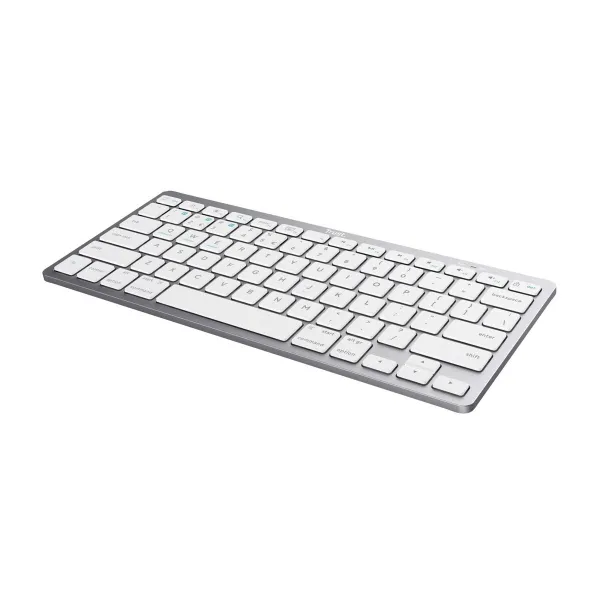 Belaidė klaviatūra Trust 24651 Qwerty US Sidabras Monochrominis