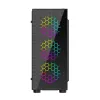 ATX Semi-tower Korpus GEMBIRD CCC-FC-500 Must Mitmevärviline