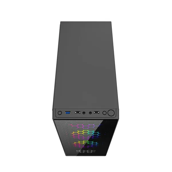 ATX Semi-tower Korpus GEMBIRD CCC-FC-500 Must Mitmevärviline