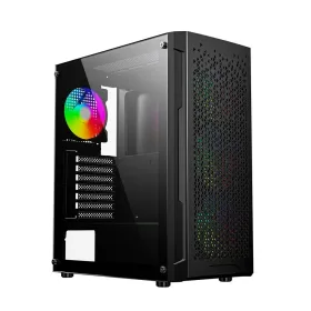 ATX semi-tornikotelo GEMBIRD CCC-FC-400X Musta Monivärinen