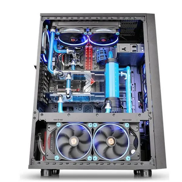 ATX Semi-tower Korpus THERMALTAKE CA-1F8-00M1WN-02 Sinine Must