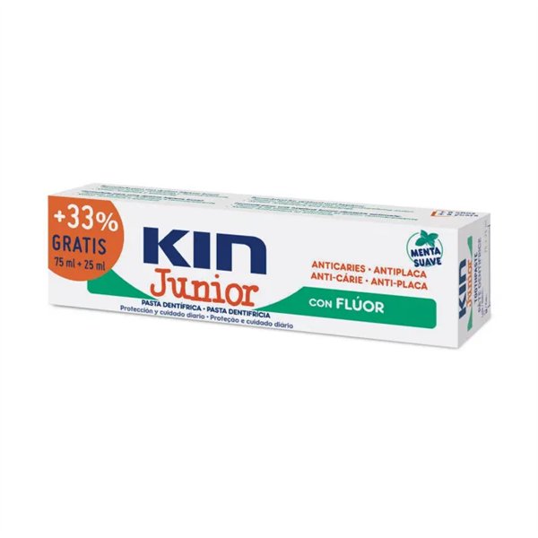 Kin Junior Mint Mild Toothpaste 75ml+25ml 