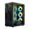 ATX Semi-tower Korpus Logic PORTOS ARGB Valge Must