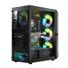 ATX Semi-tower Korpus Logic PORTOS ARGB Valge Must