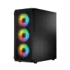 ATX Semi-tower Korpus Logic PORTOS ARGB Valge Must