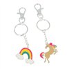 Inca Keychains BFF Unicorn And Rainbow 2 Units
