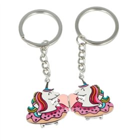 Inca Unicorn Keychains With Magnet BFF 2 Units
